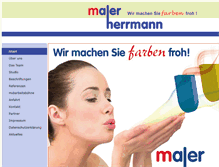 Tablet Screenshot of maler-m-herrmann.de